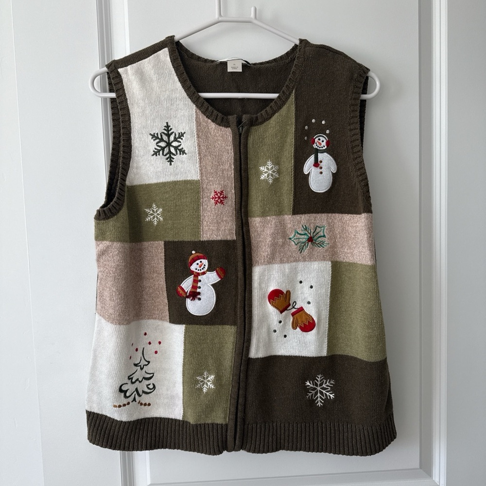 Christopher & Banks Olive Knit Sweater